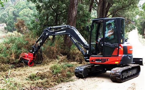 forestry mini excavator attachments|best mini excavator mulcher.